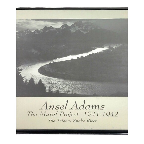 Ansel Adams The Mural Project 1941-1942 The Tetons Snake River Original Print - Picture 4 of 5